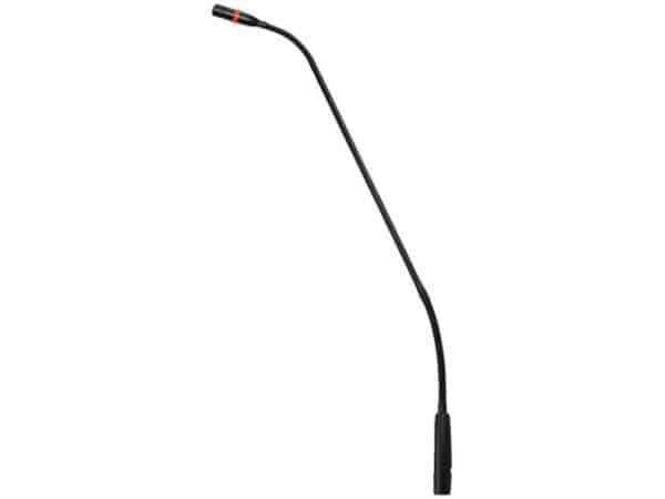 Elektretový mikrofón na husom krku s LED