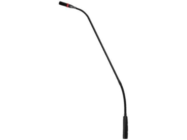 Elektretový mikrofón na husom krku s LED