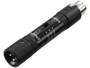 Nastaviteľný tlmič pre vyvážené mikrofóny